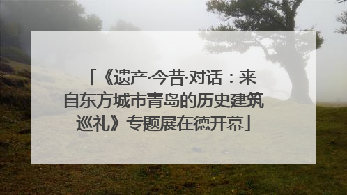《遗产·今昔·对话：来自东方城市青岛的历史建筑巡礼》专题展在德开幕