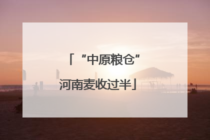 “中原粮仓”河南麦收过半