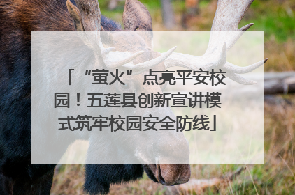 “萤火”点亮平安校园！五莲县创新宣讲模式筑牢校园安全防线
