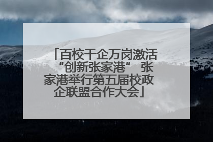 百校千企万岗激活“创新张家港” 张家港举行第五届校政企联盟合作大会