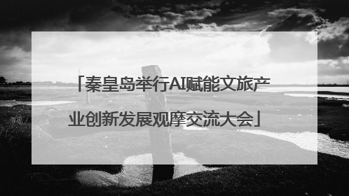 秦皇岛举行AI赋能文旅产业创新发展观摩交流大会