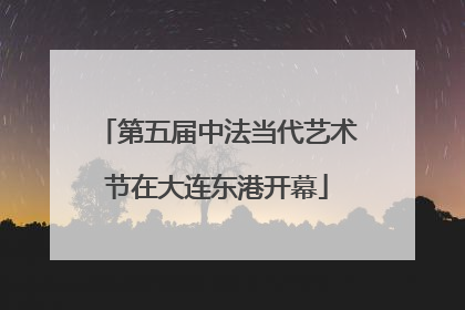 第五届中法当代艺术节在大连东港开幕