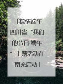 粽情端午 四川省“我们的节日·端午”主题活动在南充启动