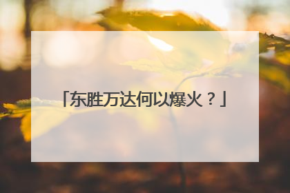 东胜万达何以爆火？