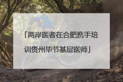 两岸医者在合肥携手培训贵州毕节基层医师