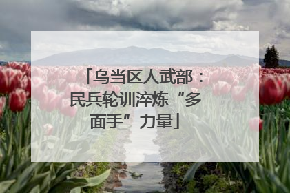 乌当区人武部：民兵轮训淬炼“多面手”力量
