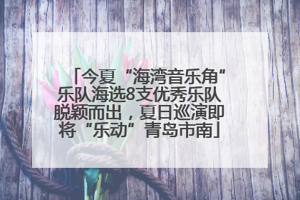 今夏“海湾音乐角”乐队海选8支优秀乐队脱颖而出，夏日巡演即将“乐动”青岛市南