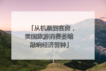 从机票到客房，美国旅游消费萎缩敲响经济警钟