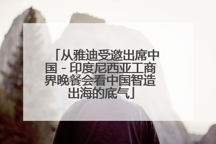 从雅迪受邀出席中国－印度尼西亚工商界晚餐会看中国智造出海的底气