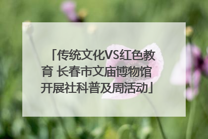 传统文化VS红色教育 长春市文庙博物馆开展社科普及周活动