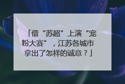 借“苏超”上演“宠粉大赛”，江苏各城市拿出了怎样的诚意？