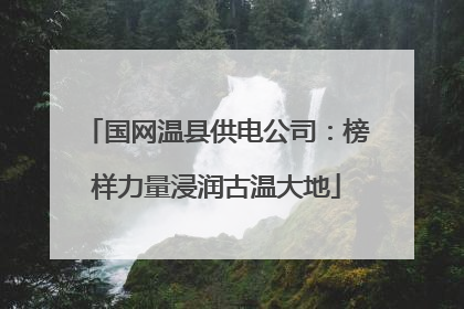 国网温县供电公司：榜样力量浸润古温大地