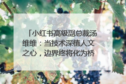 小红书高级副总裁汤维维：当技术深植人文之心，边界终将化为桥梁｜聚焦2025文化强国建设高峰论坛