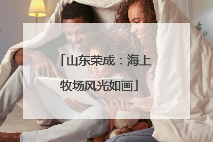 山东荣成：海上牧场风光如画
