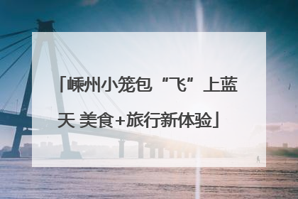嵊州小笼包“飞”上蓝天 美食+旅行新体验