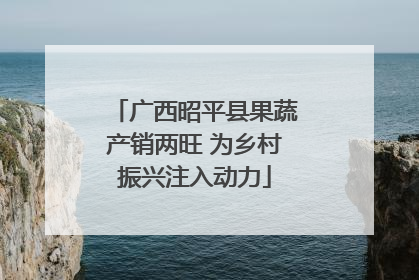 广西昭平县果蔬产销两旺 为乡村振兴注入动力