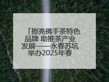 擦亮佛手茶特色品牌 助推茶产业发展——永春苏坑举办2025年春季佛手茶王赛