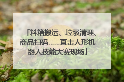 料箱搬运、垃圾清理、商品扫码……直击人形机器人技能大赛现场
