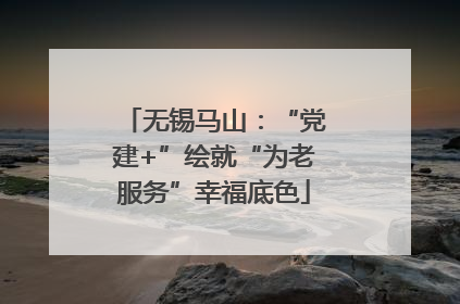 无锡马山：“党建+”绘就“为老服务”幸福底色