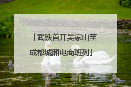 武铁首开吴家山至成都城厢电商班列