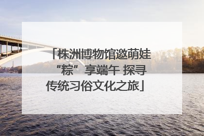 株洲博物馆邀萌娃“粽”享端午 探寻传统习俗文化之旅