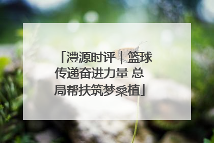 澧源时评｜篮球传递奋进力量 总局帮扶筑梦桑植