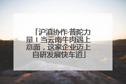 沪滇协作·普陀力量〡当云南牛肉遇上意面，这家企业迈上自研发展快车道