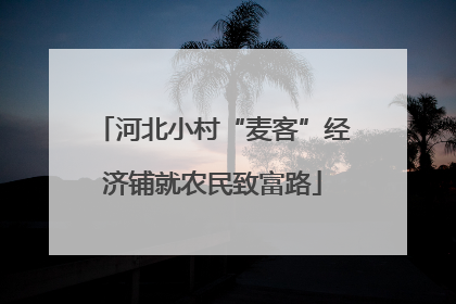 河北小村“麦客”经济铺就农民致富路