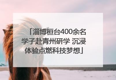 淄博桓台400余名学子赴青州研学 沉浸体验点燃科技梦想