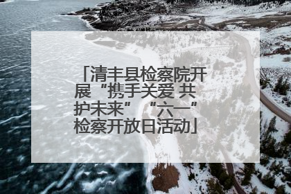 清丰县检察院开展“携手关爱 共护未来”“六一”检察开放日活动