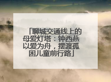 聊城交通线上的母爱灯塔：钟西燕以爱为舟，摆渡孤困儿童前行路
