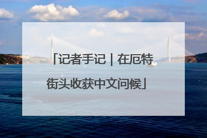 记者手记｜在厄特街头收获中文问候