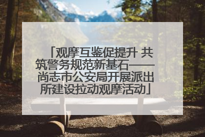 观摩互鉴促提升 共筑警务规范新基石——尚志市公安局开展派出所建设拉动观摩活动