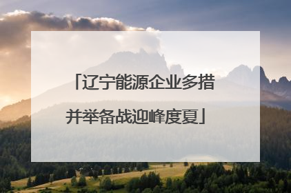辽宁能源企业多措并举备战迎峰度夏