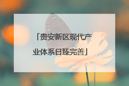 贵安新区现代产业体系日臻完善