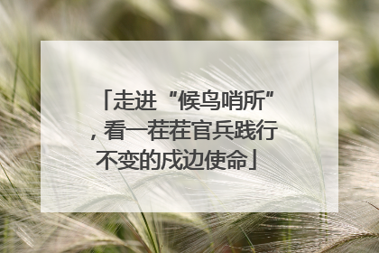 走进“候鸟哨所”，看一茬茬官兵践行不变的戍边使命