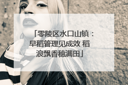 零陵区水口山镇：早稻管理见成效 稻浪飘香穗满田