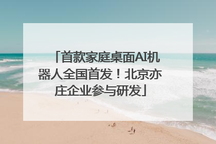 首款家庭桌面AI机器人全国首发！北京亦庄企业参与研发