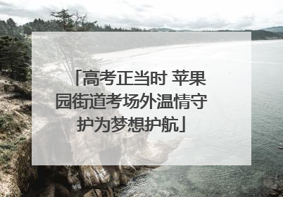 高考正当时 苹果园街道考场外温情守护为梦想护航