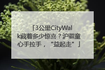 3公里CityWalk藏着多少惊喜？沪疆童心手拉手，“益起走”