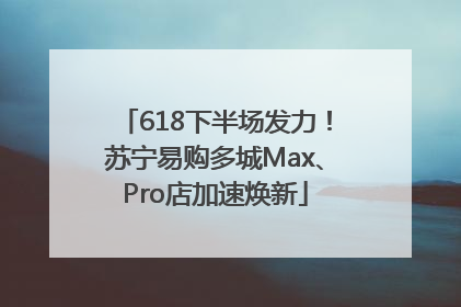 618下半场发力！苏宁易购多城Max、Pro店加速焕新