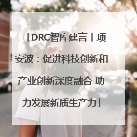 DRC智库建言丨项安波：促进科技创新和产业创新深度融合 助力发展新质生产力